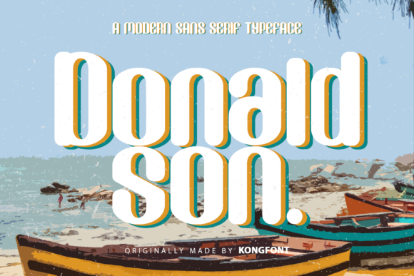Donaldson: A Bold Script Font for Modern Creators