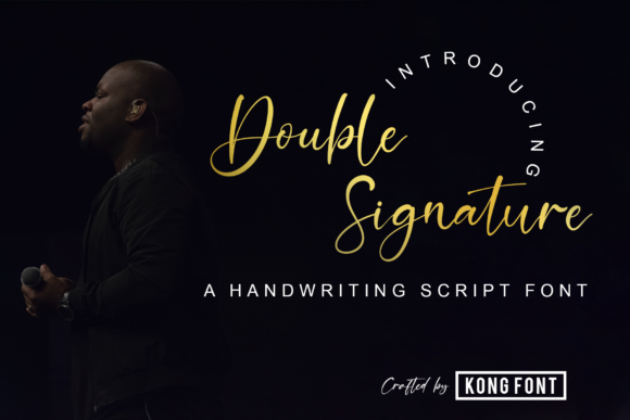 Double Signature: The Modern Script Font with Playful Energy