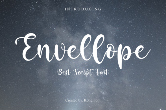 Envellope: A Modern Script Font for Creative Brands