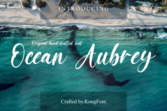 Ocean Aubrey: A Playful Script for Modern Branding