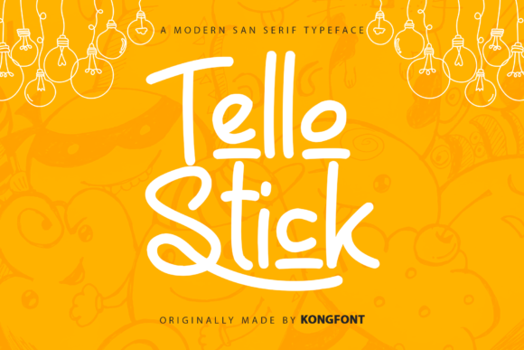 Tello Stick: A Handwritten Font with Modern Appeal